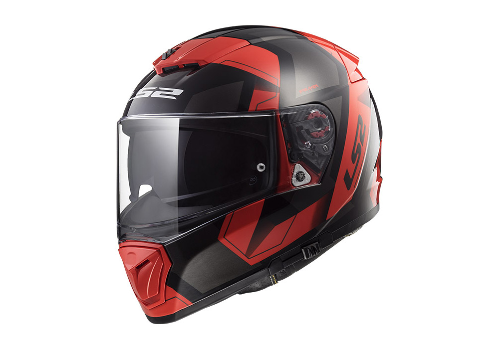KASK LS2 FF390 BREAKER FYZIKA BLACK RED GRATIS S