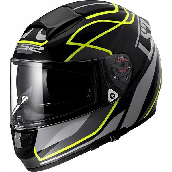KASK LS2 FF397 VECTOR FT2 VANTAGE ČIERNE ŽLTÉ L