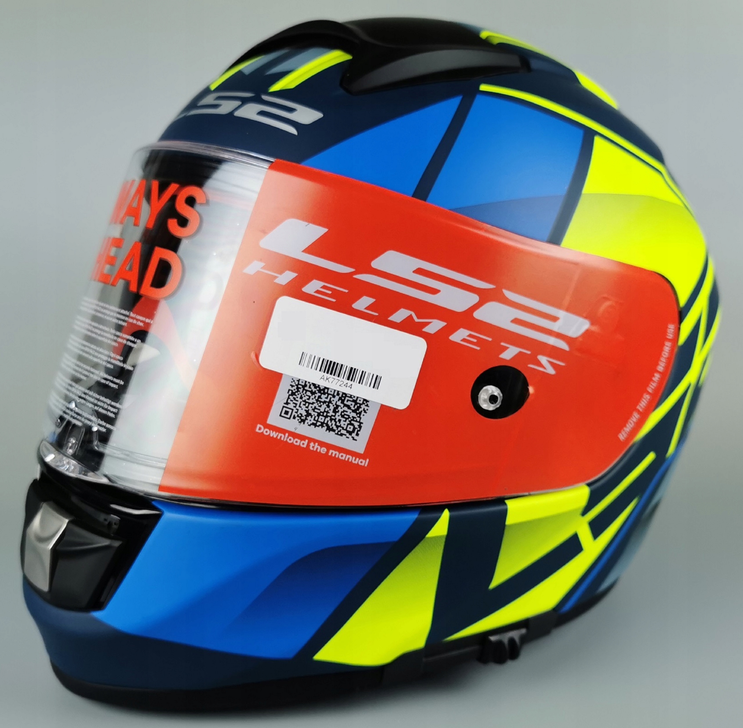 KASK LS2 FF397 VEKTOR KRIPTON MODRÁ H-V ŽLTÁ M