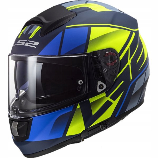 KASK LS2 FF397 VEKTOR KRIPTON MODRÁ H-V ŽLTÁ XXL