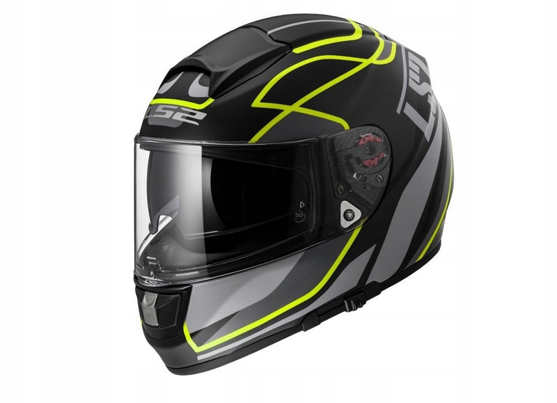 PRILBA LS2 FF397 VECTOR VANTAGE ČIERNA ŽLTÁ veľkosť 3XL