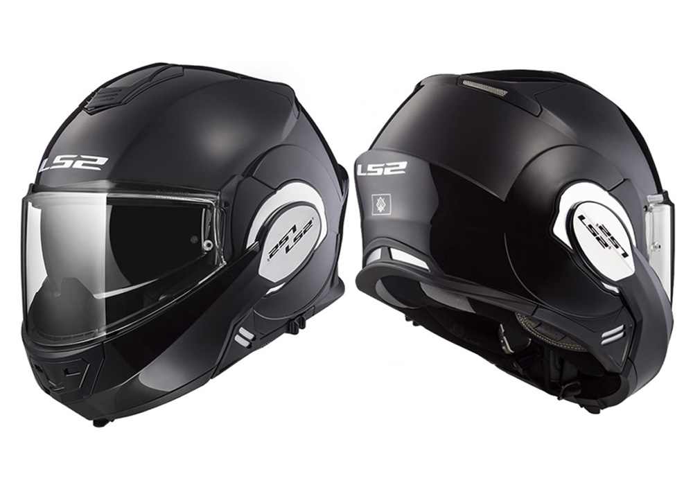 PRILBA LS2 FF399 VALIANT VALIANT SOLID BLACK s. M.