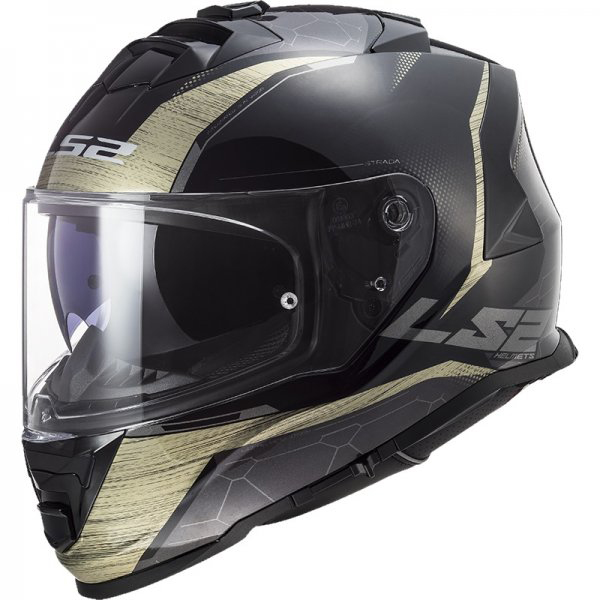 LS2 FF800 STORM CLASSY ANTIQUE GOLD M PRILBA