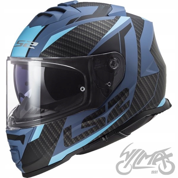 Prilba LS2 FF800 STORM RACER MATNÁ MODRÁ. 3XL NOVINKA
