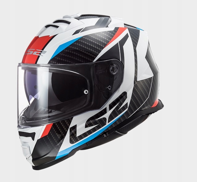 PRILBA LS2 FF800 STORM RACER ČERVENÁ MODRÁ XS + ZADARMO
