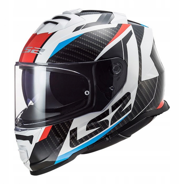 PRILBA LS2 FF800 STORM RACER ČERVENÁ MODRÁ XXL