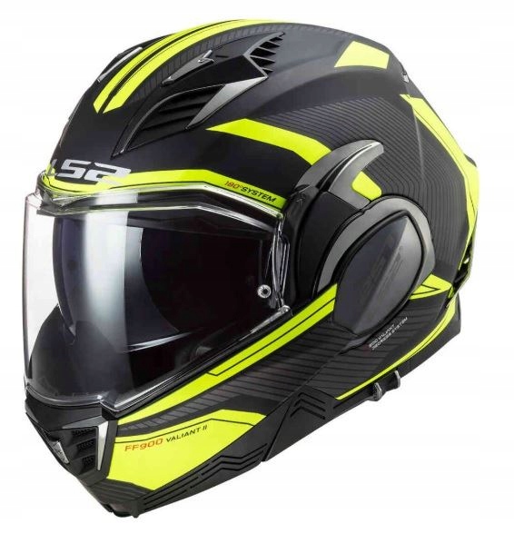 PRILBA LS2 FF900 VALIANT II REVO MAT ČIERNA H-V 3XL