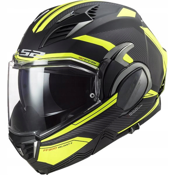 PRILBA LS2 FF900 VALIANT II REVO MATNÁ ČIERNA H-V XXL