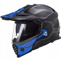 PRILBA LS2 MX436 PIONEER EVO COBRA ČIERNA MODRÁ
