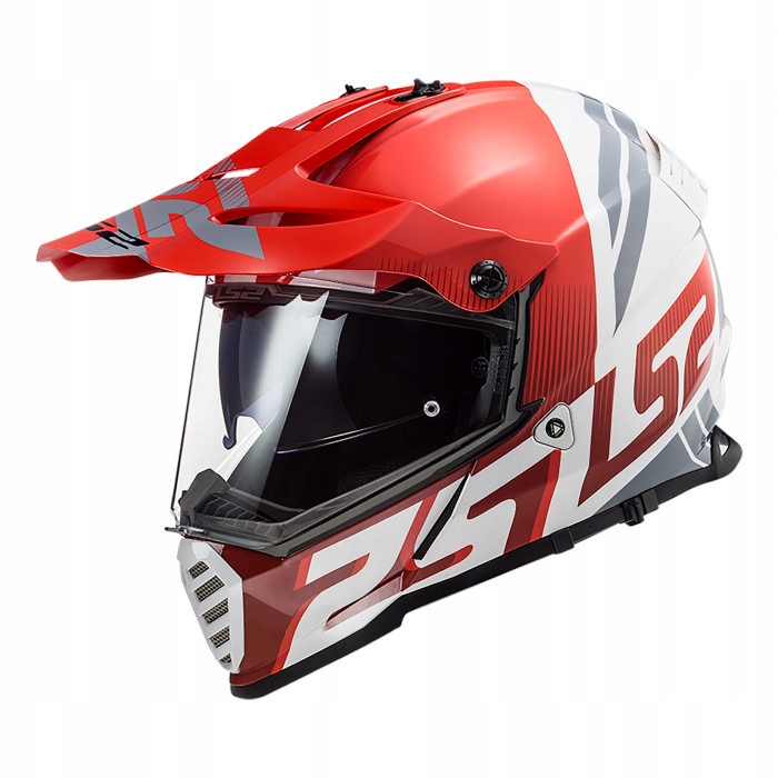 Prilba LS2 MX436 PIONEER EVO EVOLVE RED WHITE WHITE