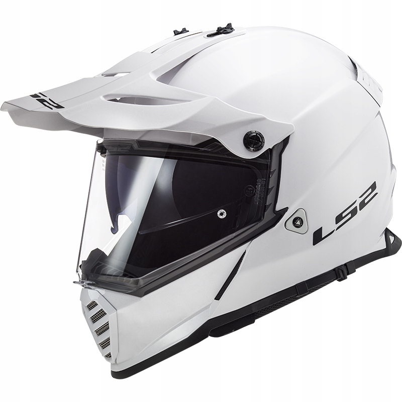 PRILBA LS2 MX436 PIONEER EVO GLOSS WHITE M.