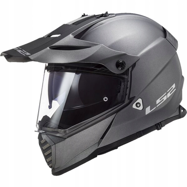 PRILBA LS2 MX436 PIONEER EVO MATNÁ TITÁNOVÁ XXXL