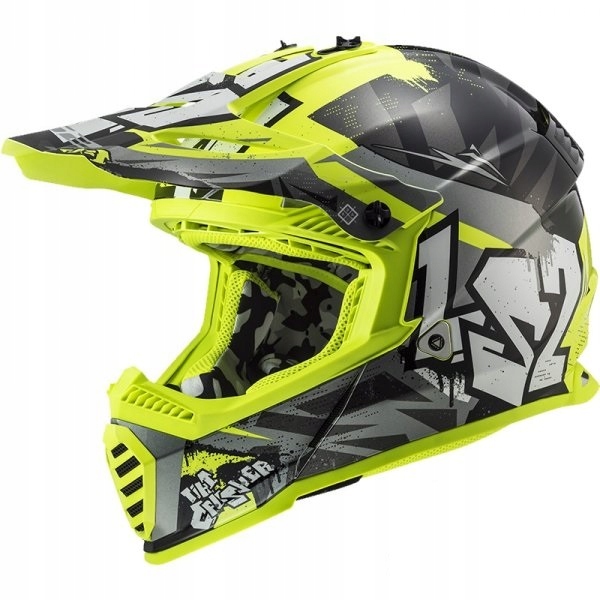 PRILBA LS2 MX437 FAST CRUSHER XL ENDURO CROSS ATV