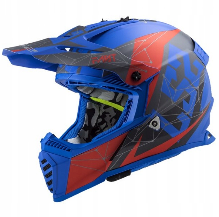 Prilba LS2 MX437 FAST EVO ALPHA BLUE M
