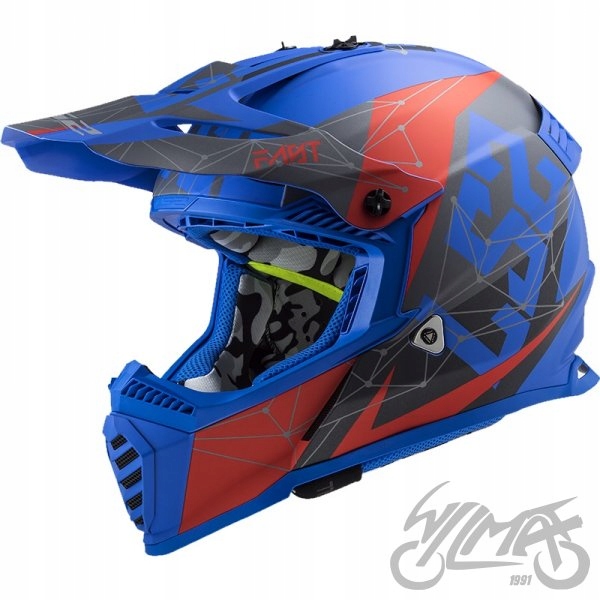 Prilba LS2 MX437 FAST EVO ALPHA BLUE. XL NOVINKA