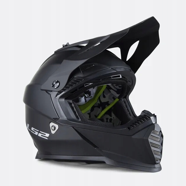 PRILBA LS2 MX437 FAST EVO MATNÁ ČIERNA S