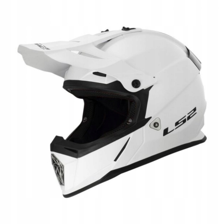 PRILBA LS2 MX437 FAST EVO SOLID WHITE XXL