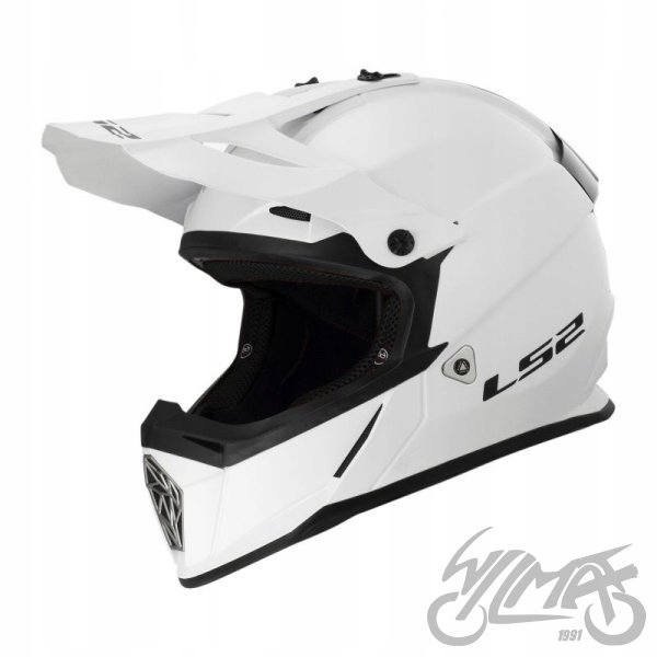 Prilba LS2 MX437 FAST EVO SOLID WHITE, XS NOVINKA
