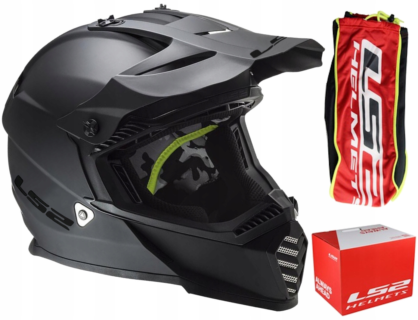 KASK LS2 MX437 RYCHLE PEVNÝ MATNÝ ČIERNY KRÍŽ L