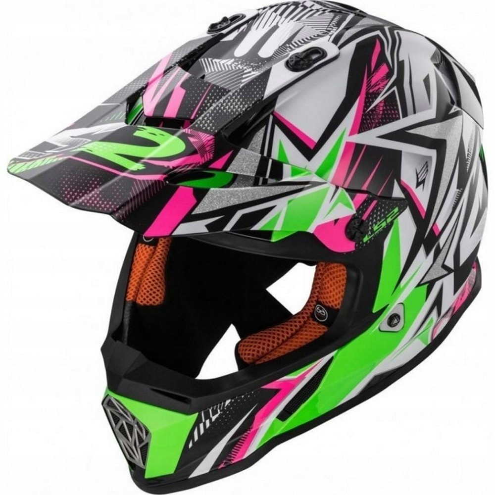 LS2 MX437 RÝCHLA SILNÁ KRÍŽOVÁ ENDURO PRILBA. XXL