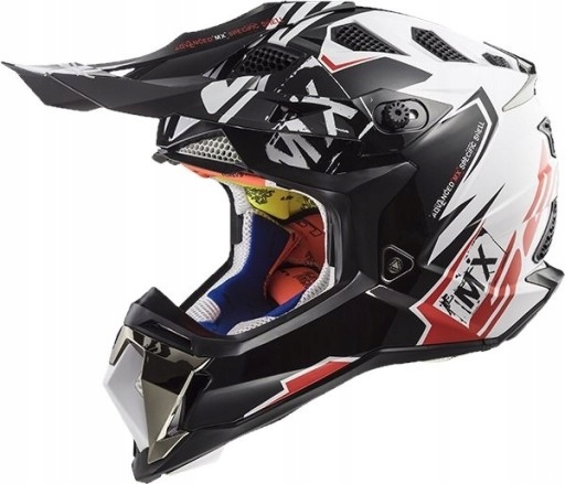 KASK LS2 MX470 SUBVERTER EMPEROR ČIERNY ORANŽ XL