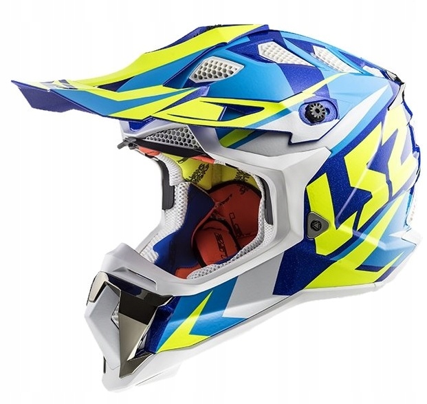 KASK LS2 MX470 SUBVERTER NIMBLE BIELY MODRÝ ŽLTÝ 2X
