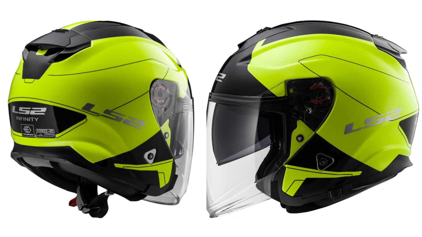 LS2 OF521 INFINITY ZA BLACK HI-VIS PRILBOU s