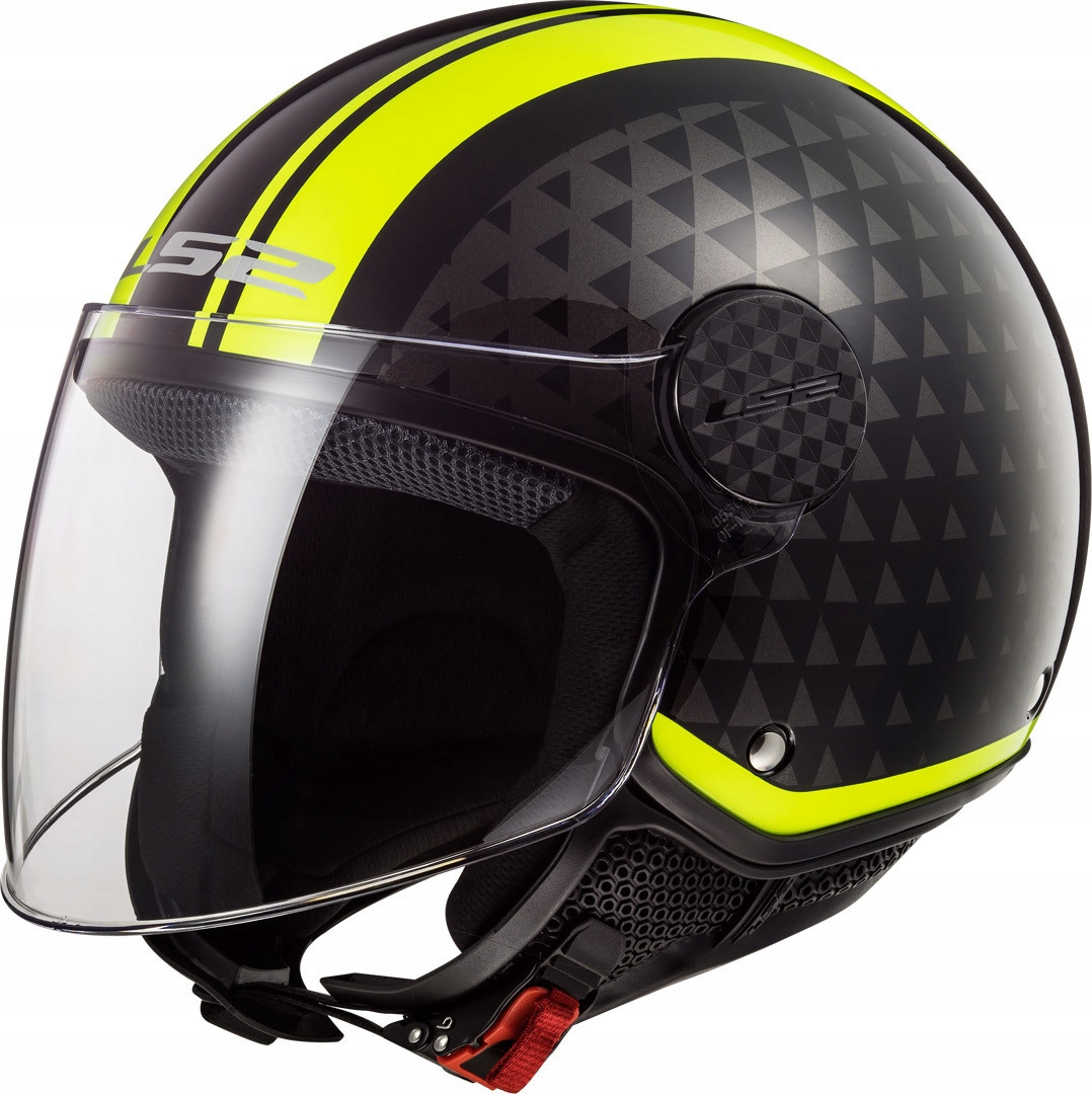 KASK LS2 OF558 SPHERE LUX CRUSH BL.H-V YELL r. S