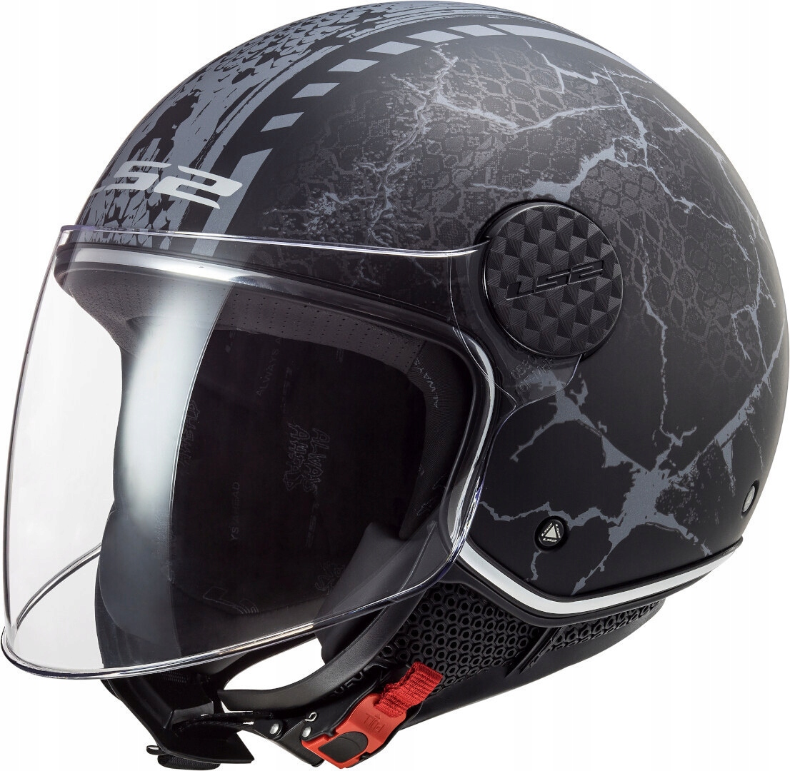 KASK LS2 OF558 SPHERE LUX SNAKE BL. MATT TITAN S