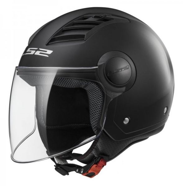 PRILBA LS2 OF562 AIRFLOW SOLID MATNÁ ČIERNA M