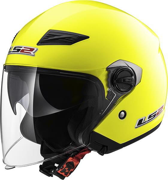 KASK LS2 OF569.2 TRACK SOLID H-V ŽLTÁ L + ZADARMO