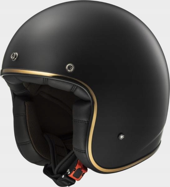 PRILBA LS2 OF583 BOBBER PEVNÁ ČIERNA XS + ZADARMO