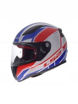 PRILBA LS2 RAPID FF353 Infinity White Red Black 3XL