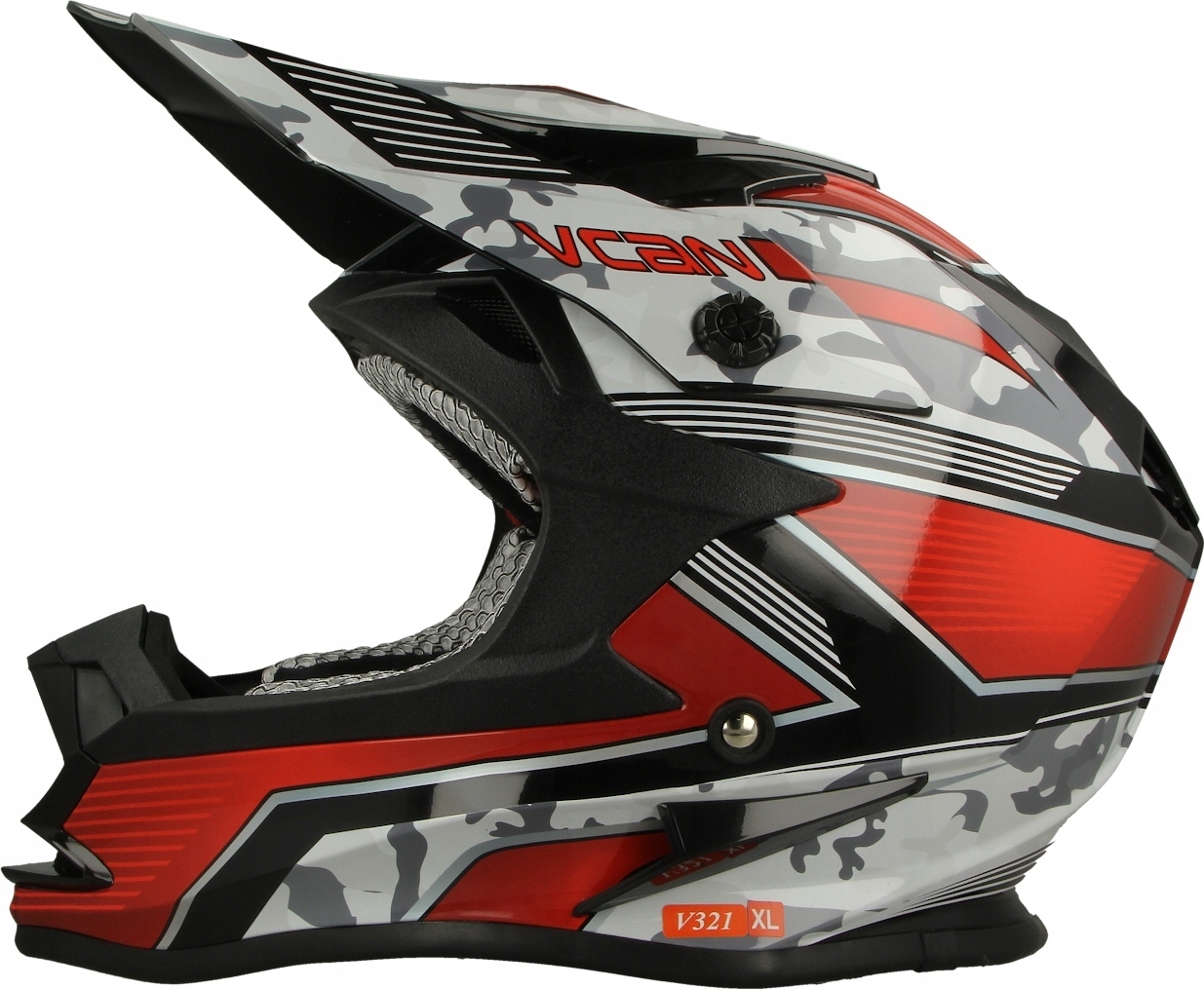 PRILBA MOTO CROSS ENDURO VCAN V321 Veľkosť: M