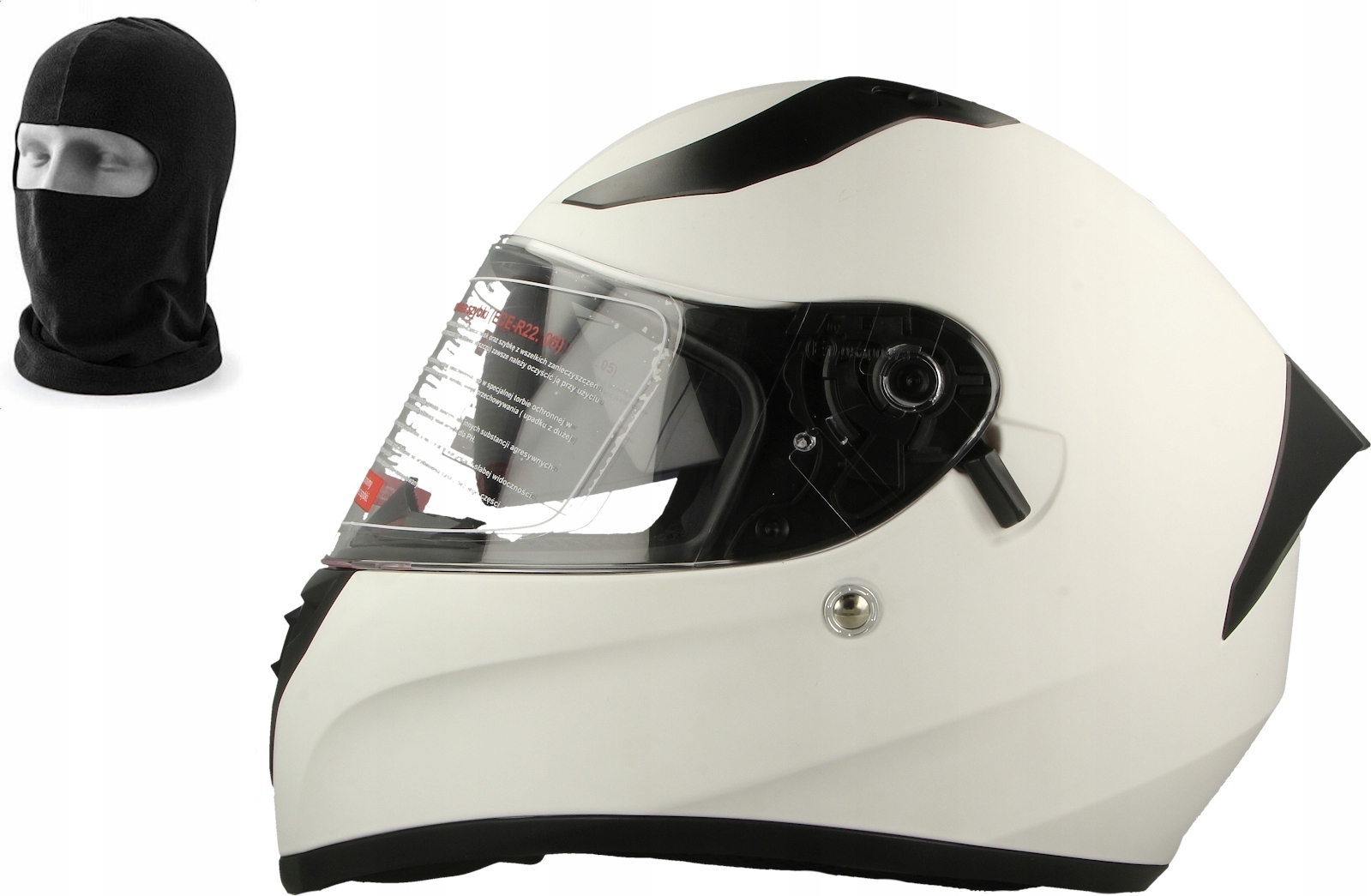 PLNÁ MOTO PRILBA V128 + BALACLAVA Veľkosť: XL