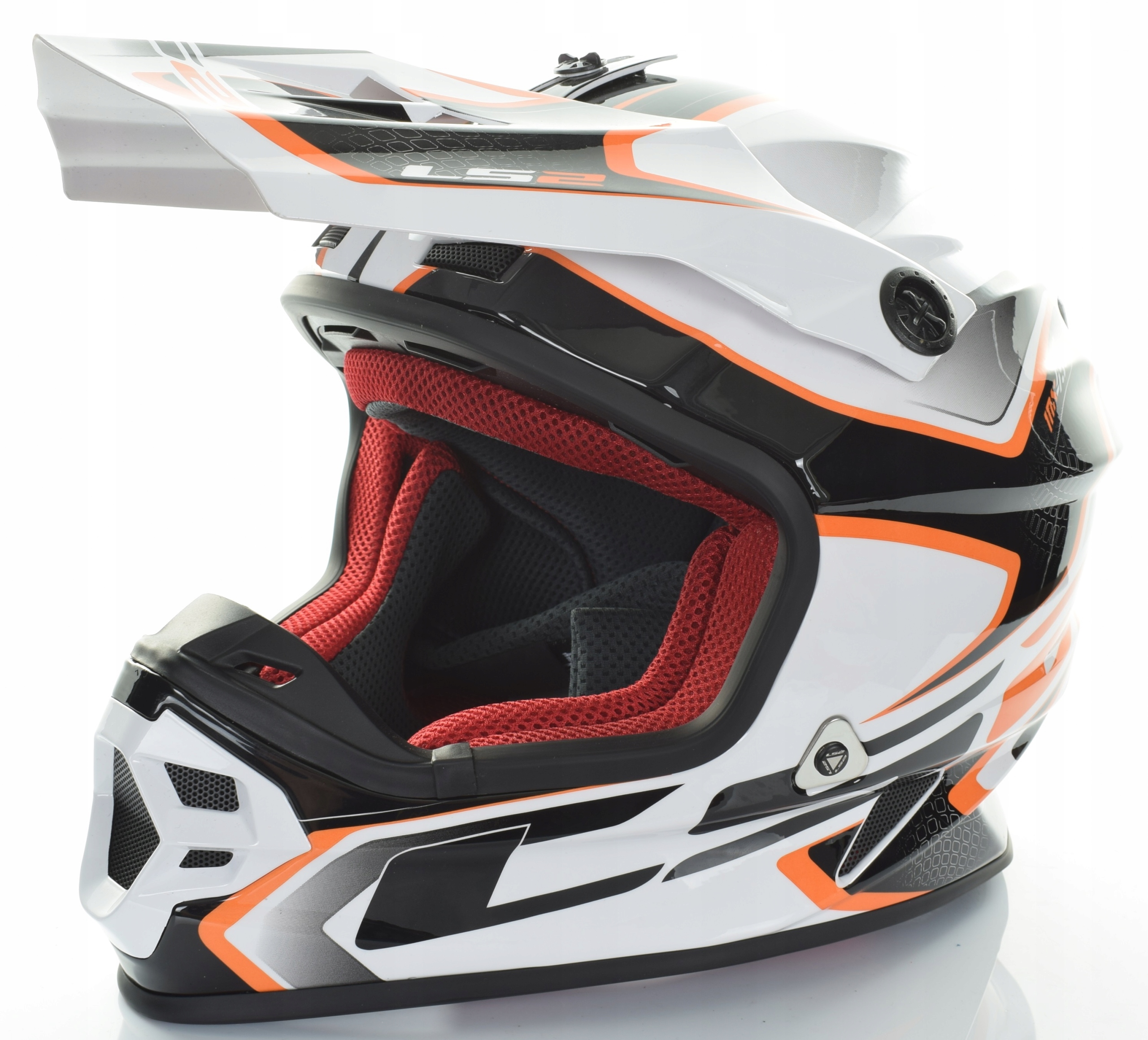 PRILBA MOTO X CROSS ENDURO LS2 MX456 COMPASS XL ORAN