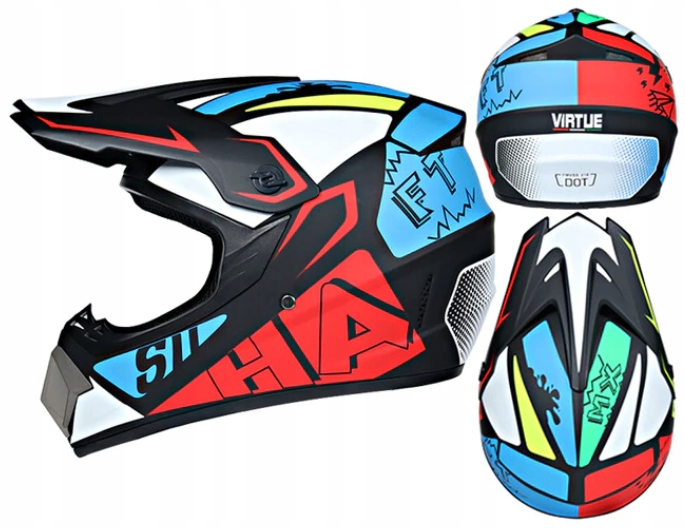 MOTOKROSSOVÁ BIKE PRILBA ENDURO RUKAVICE GOOGLE zadarmo