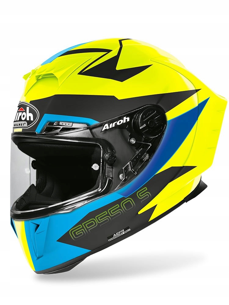 PRILBA NA MOTOCYKLE AIROH GP550 S VEKTOR MODRÁ MATNÁ L