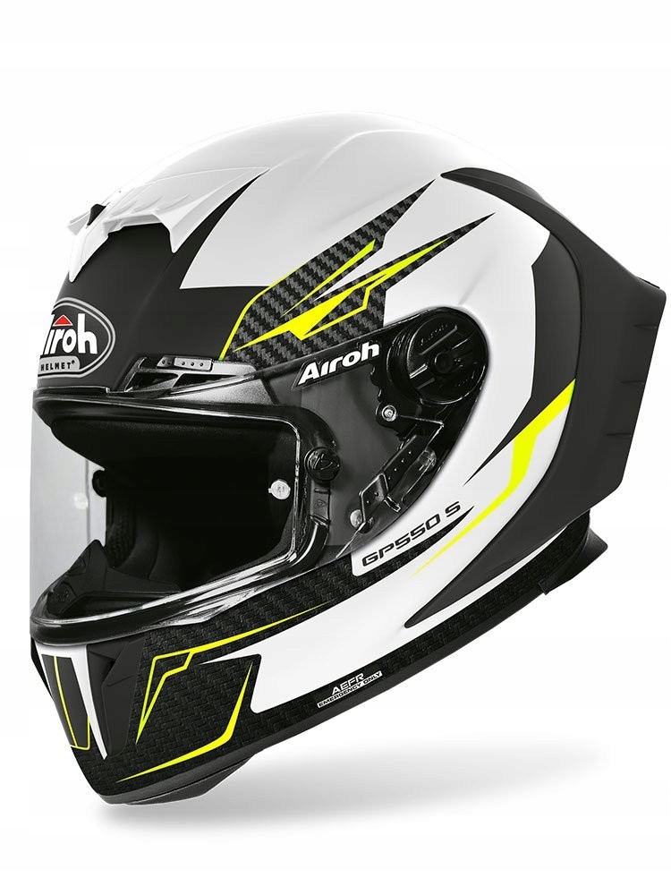 PRILBA NA MOTOCYKLE AIROH GP550 S VENOM WHITE GLOSS S
