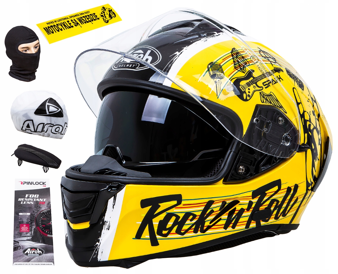 PRILBA NA MOTOCYKLE AIROH SPARK r M BLENDA PINLOCK