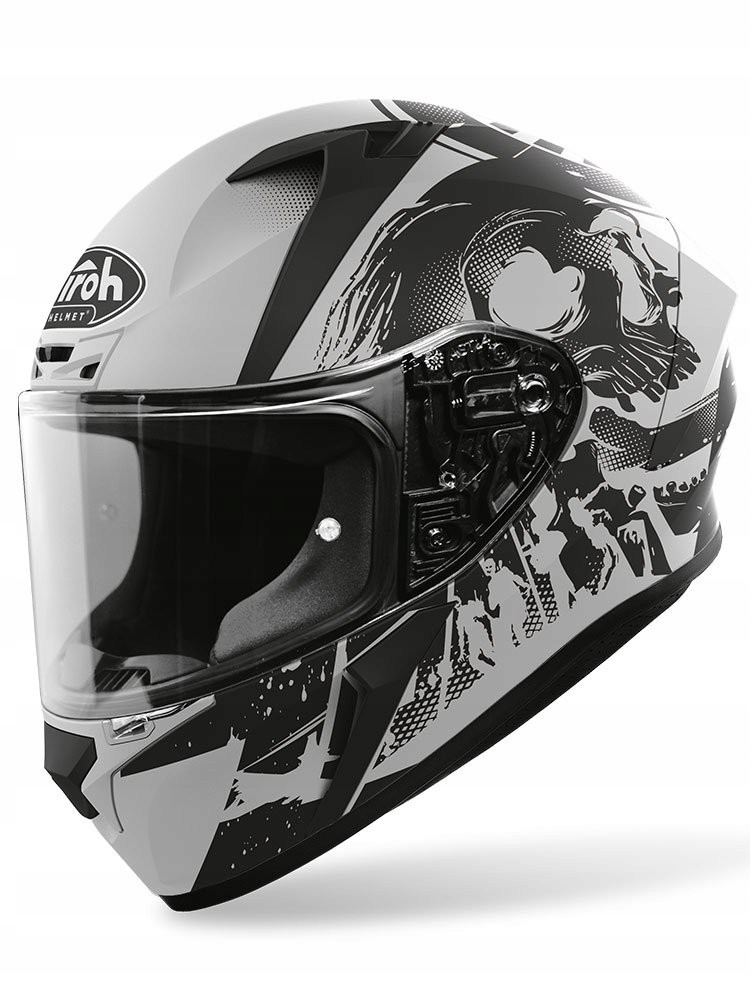 MOTOCYKLOVÁ PRILBA AIROH VALOR AKUNA GREY MAT S