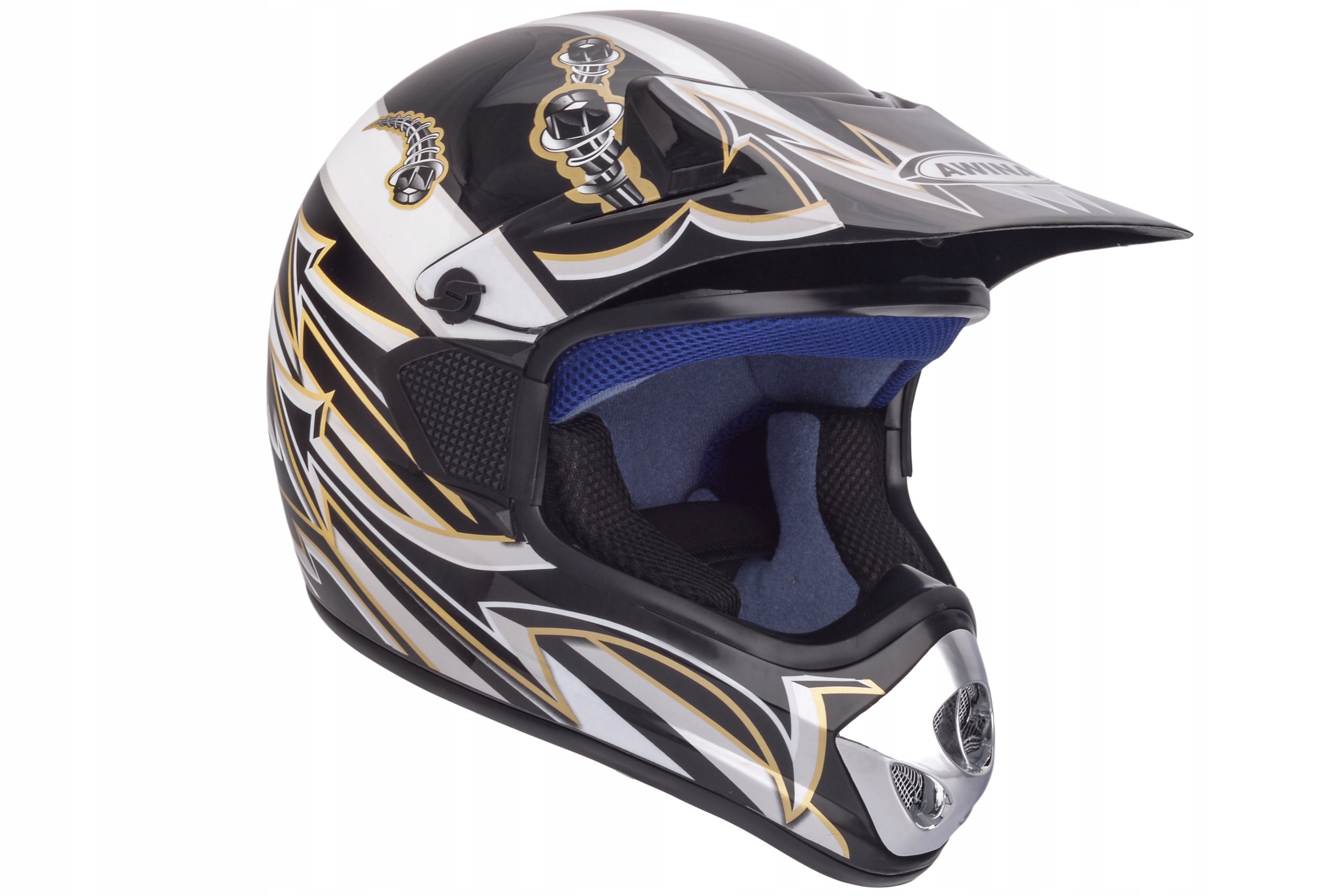 PRILBA NA MOTOCYKLY AWINA CROSS ENDURO VENTILÁCIA XL
