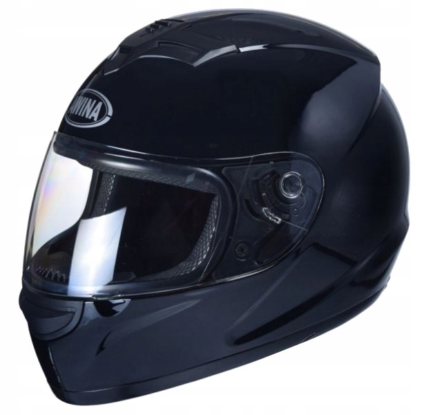 PRILBA INTEGRÁLNA ČIERNA MOTOCYKLOVÁ AWINA