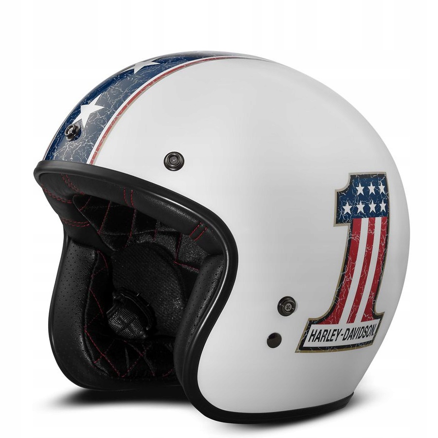 PRILBA NA MOTOCYKLE BIELY OŘECH HARLEY DAVIDSON XL