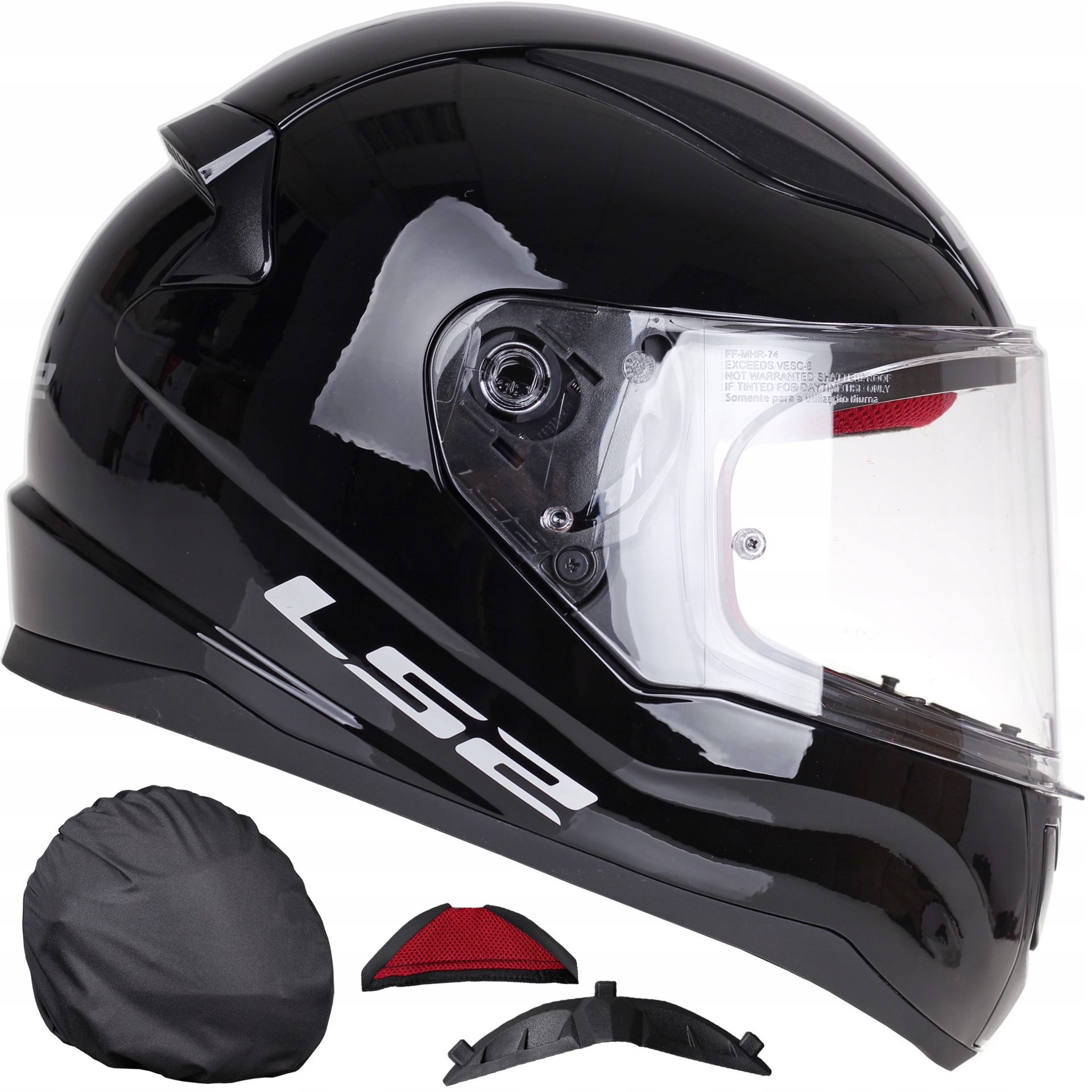 DETSKÁ MOTOCYKLOVÁ PRILBA LS2 RAPID MINI ČIERNA