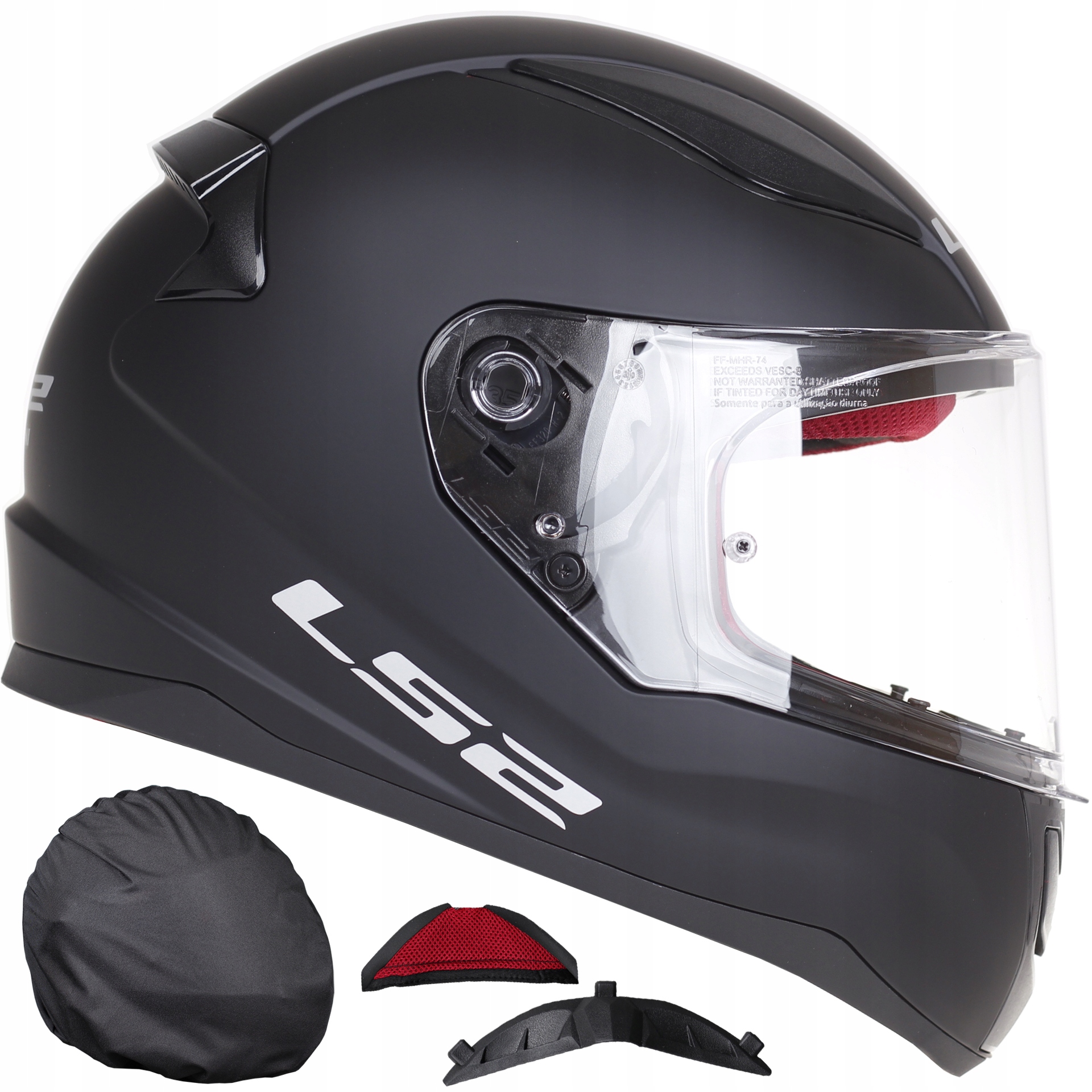 DETSKÁ MOTOCYKLOVÁ PRILBA LS2 RAPID MINI matná