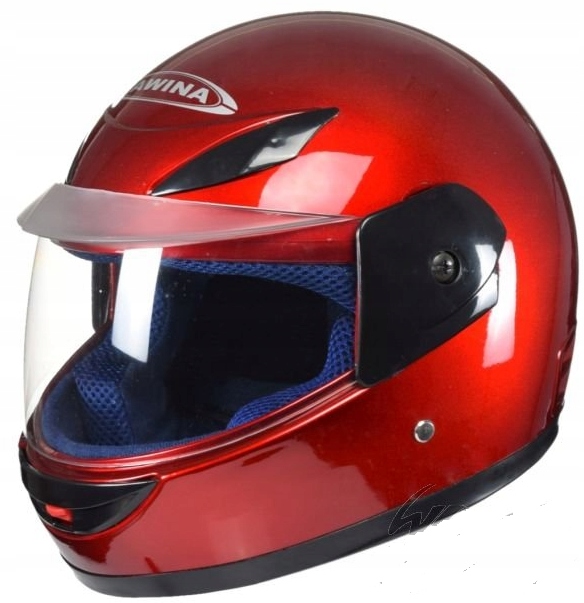 DETSKÁ MOTOCYKLOVÁ PRILBA ČERVENÝ SKÚTR