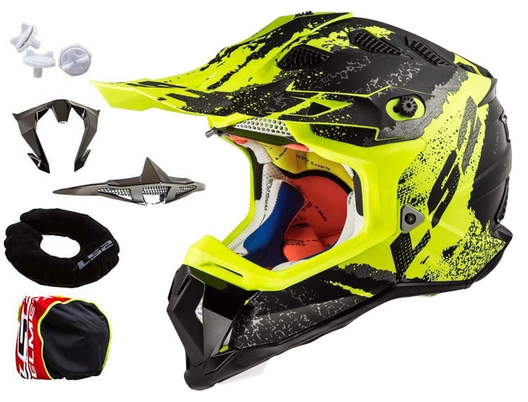 PRILBA NA MOTOCYKLE ENDURO LS2 MX470 PODVOZKOVÁ ZÁVORA M