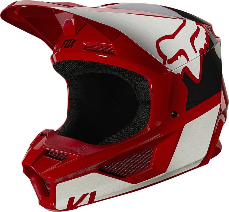 PRILBA FOX V-1 REVN RED S CROSS MOTORCYCLE