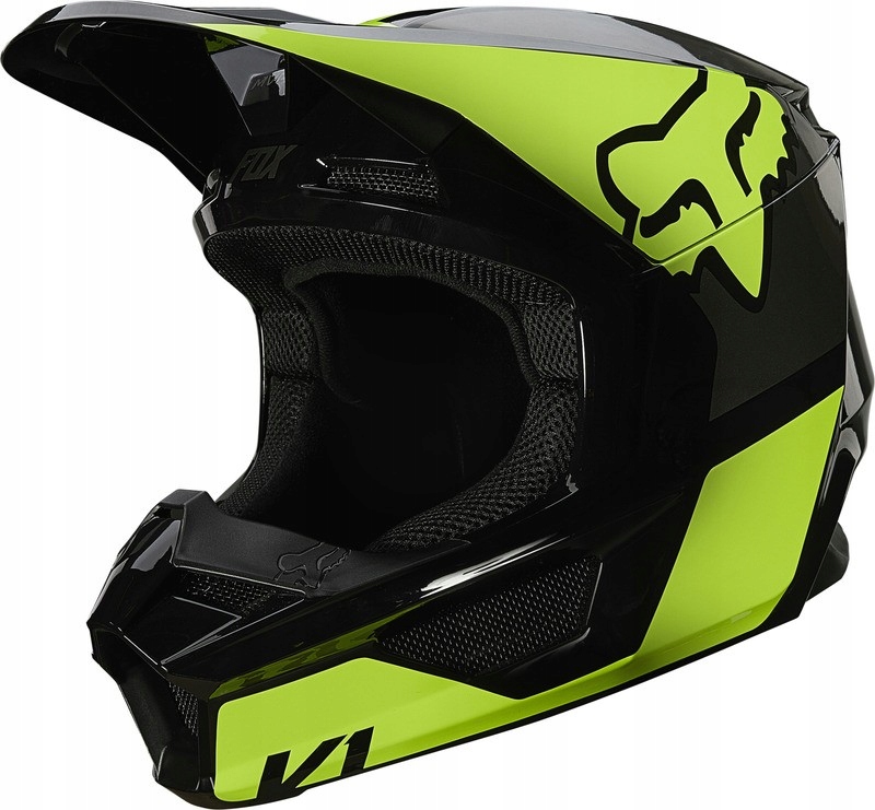 PRILBA FOX V-1 REVN YELLOW S CROSS MOTORCYCLE